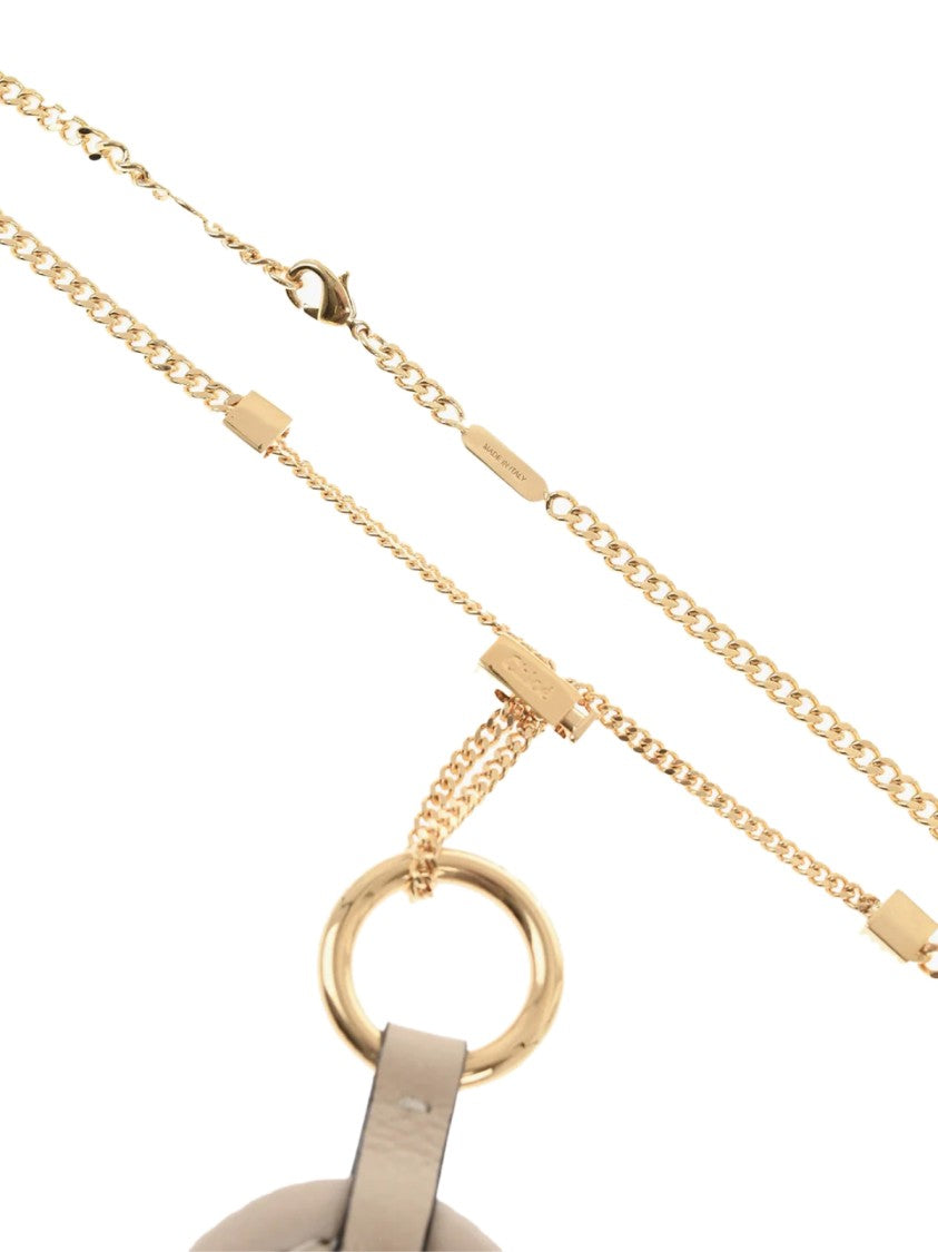 Chloé Keys Charm Pendant Collier Necklace