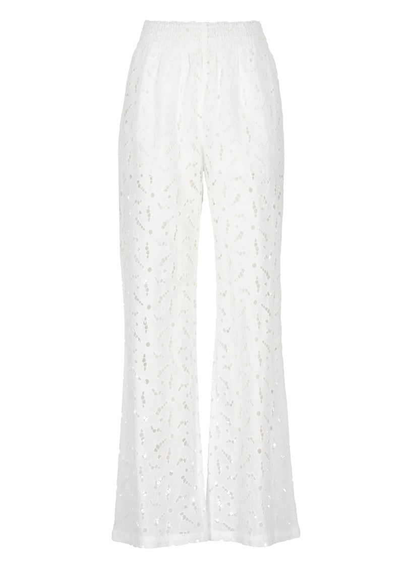Temptation White Cotton Pants