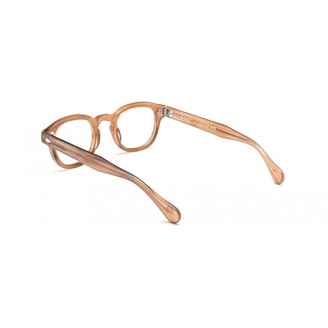 Moscot Or-Lem-O Keyhole Metallic Rounded Eyeglasses