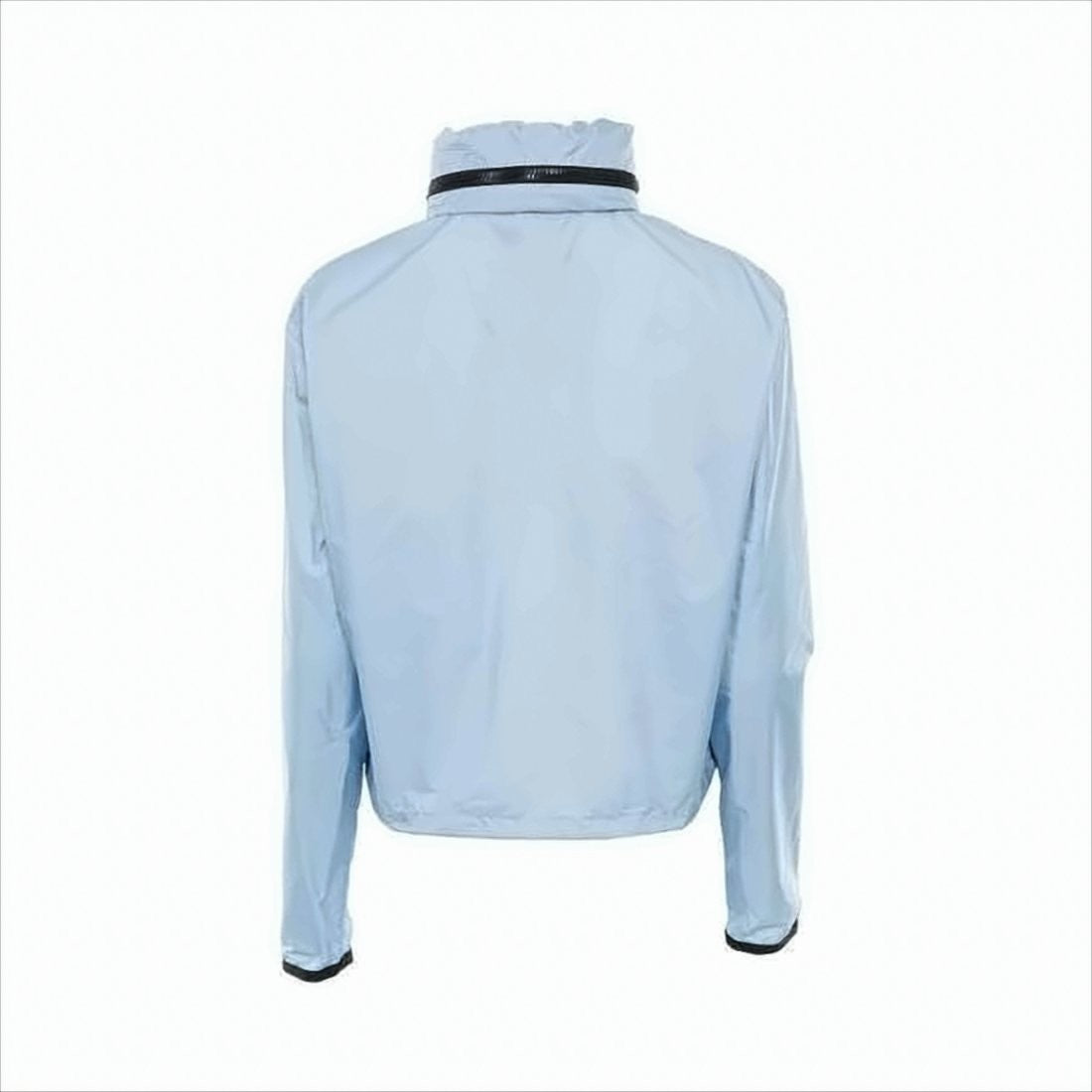 Moncler Cropped Blue Polyamide Moncler Jacket