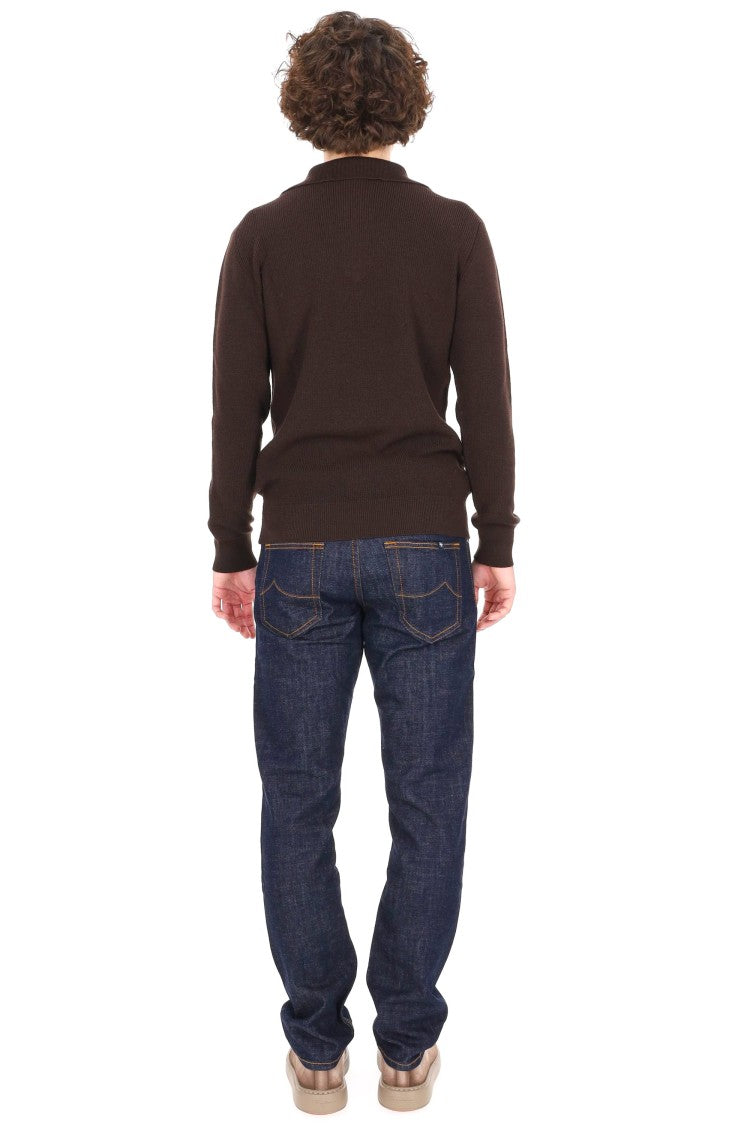 Tagliatore Linton Virgin Wool Truck Driver Sweater