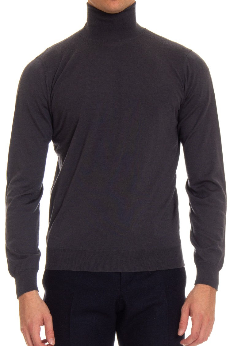 Drumohr Fine Super 140'S Wool Turtleneck