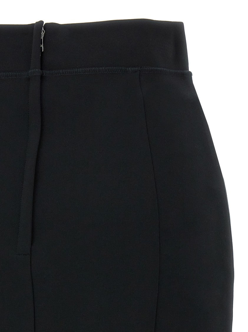 Dolce & Gabbana Mini Skirt With Front Metal Logo