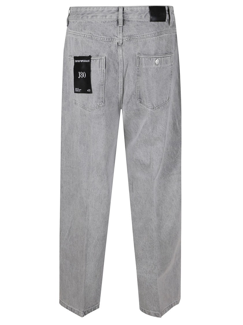 Emporio Armani Relaxed Fit Straight Leg Jeans