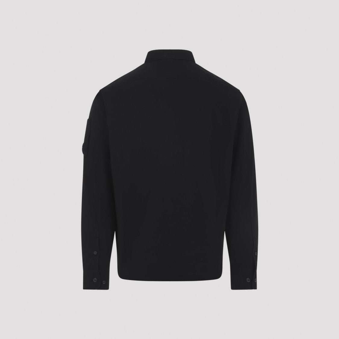C.P. Company Casual Black Shirt With Classic Collar