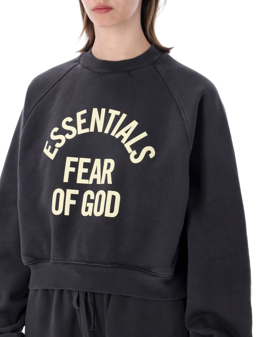 Fear Of God Campus 90S Cropped Adjustable Crewneck Sweatshirt