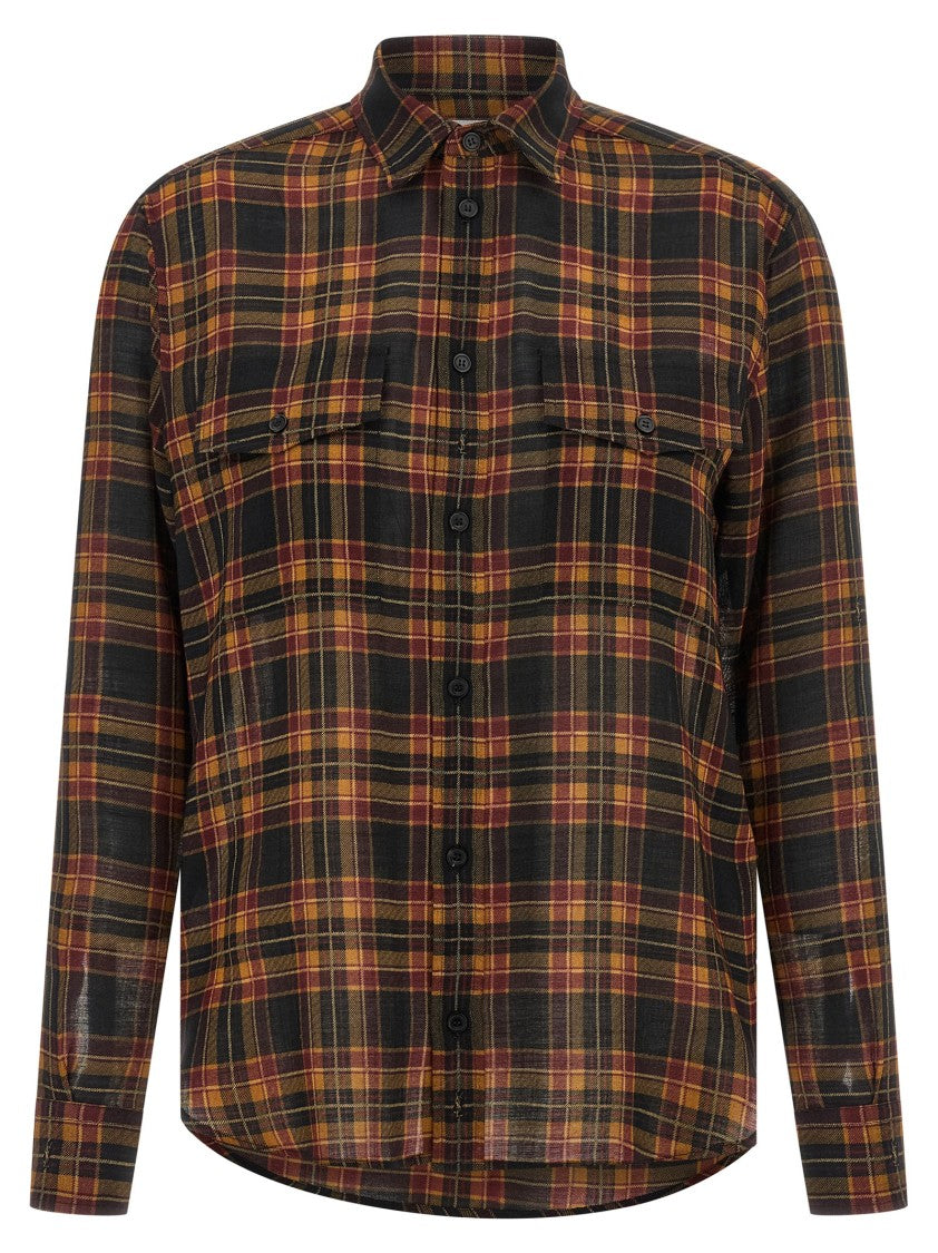 Saint Laurent 'Cassandre' Lavallière Shirt