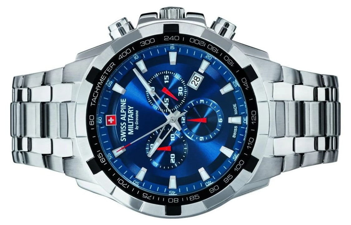 Swiss Alpine Military Swiss Alpine Military Star Fighter Chronograph With Tachymeter