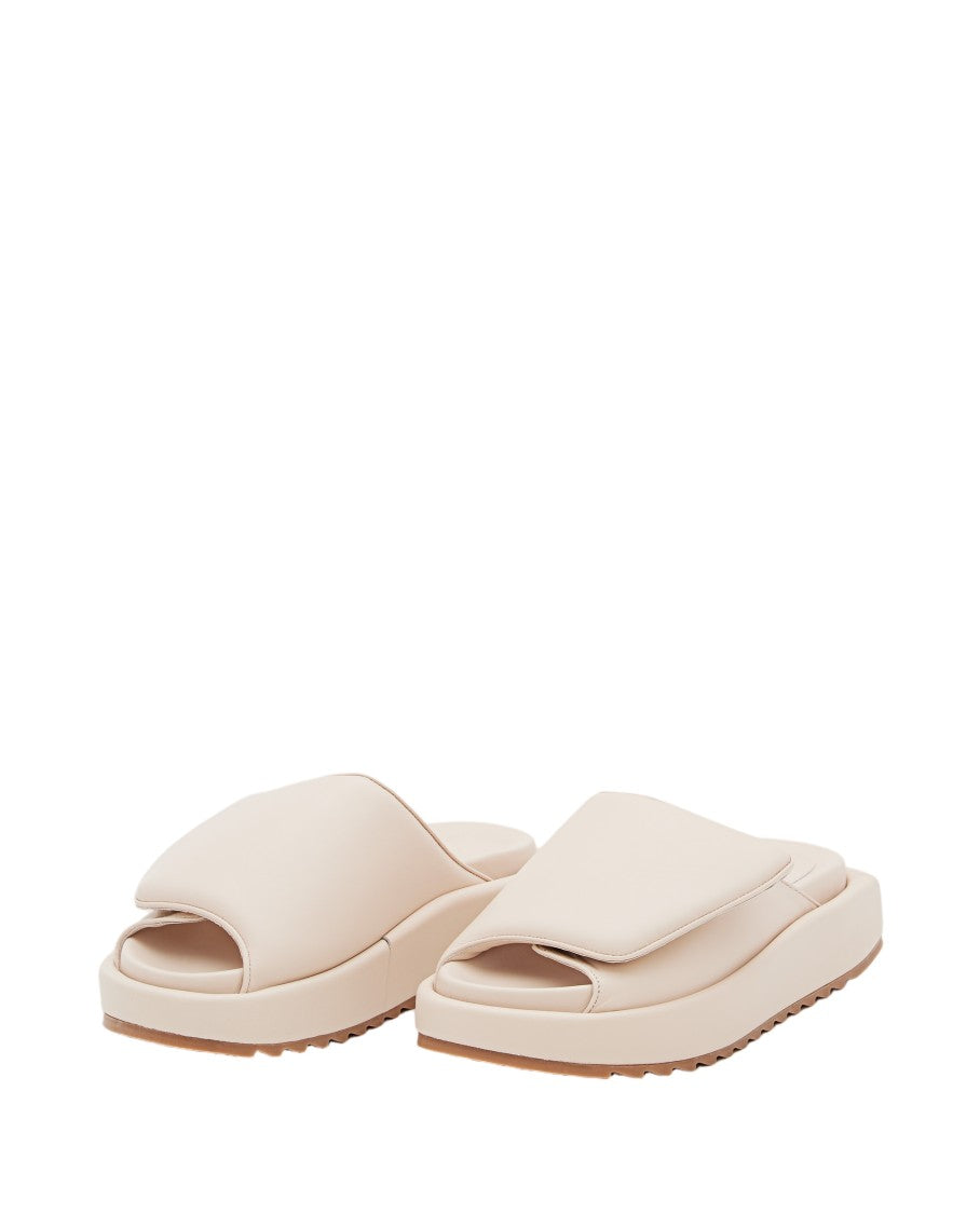 Gia Borghini 40Mm Gia 1 Leather And Scuba Sandals