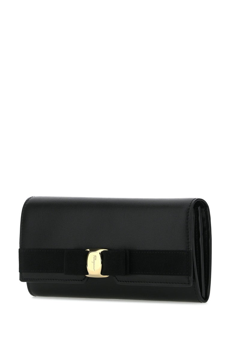 Salvatore Ferragamo Rectangular Black Wallet