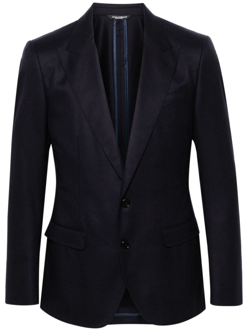 Dolce & Gabbana Tailored Black Wool Jacket