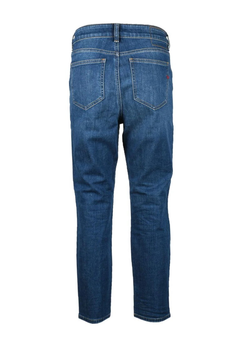 Diesel Blue Tapered Stretch Jeans