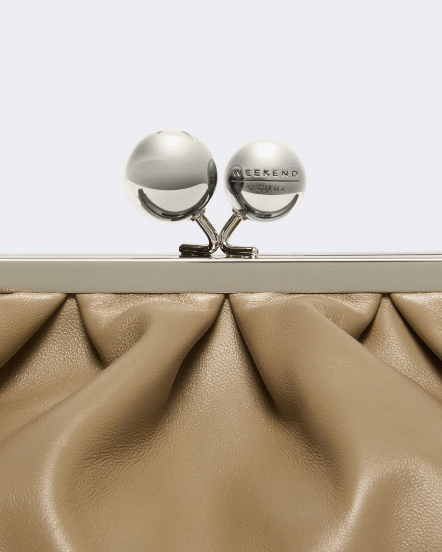 Max Mara Medium Deconstructed Leather Pasticcino Bag
