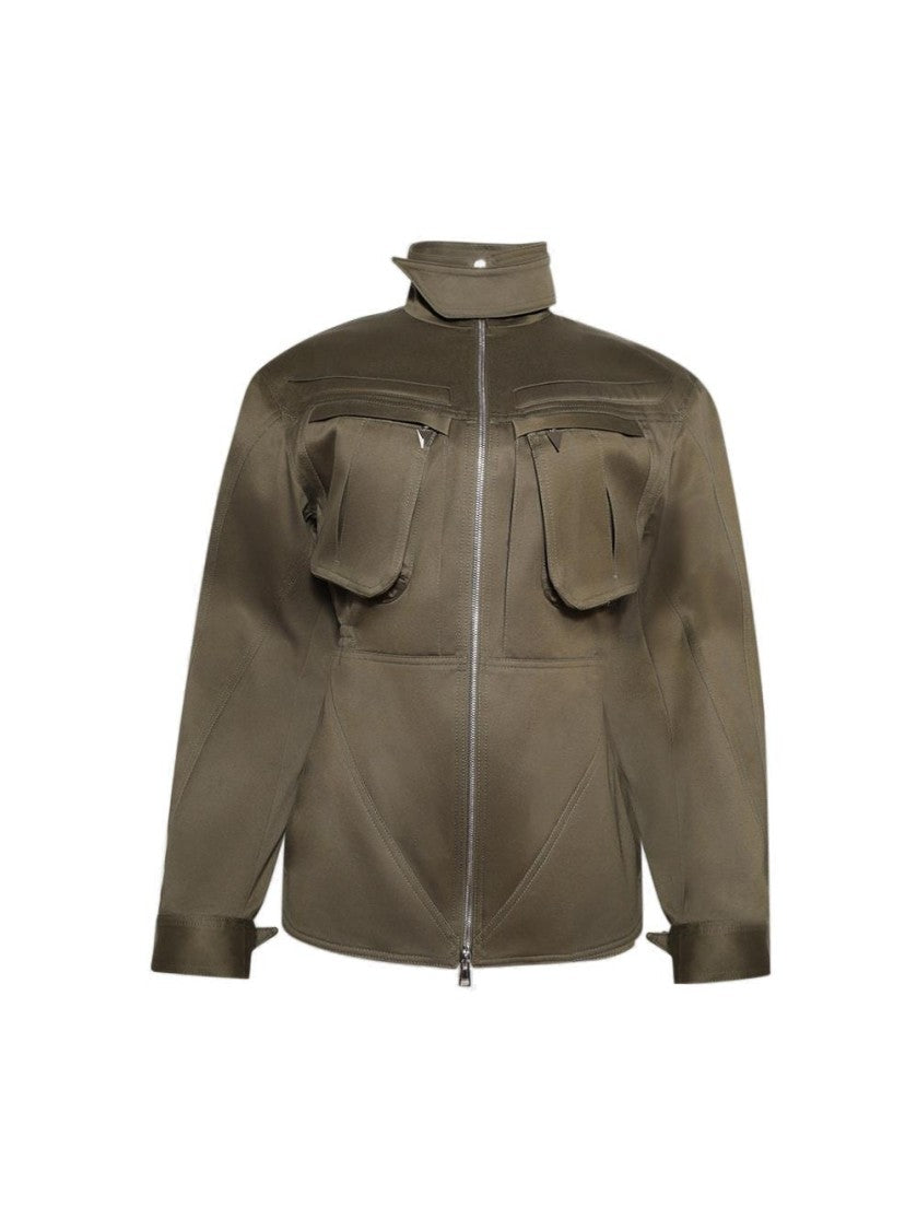 Mugler Workwear Jacket - Khaki