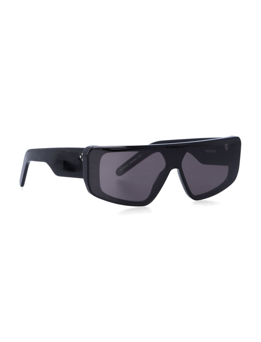 Rick Owens Performa Sunglasses With Geometric Design