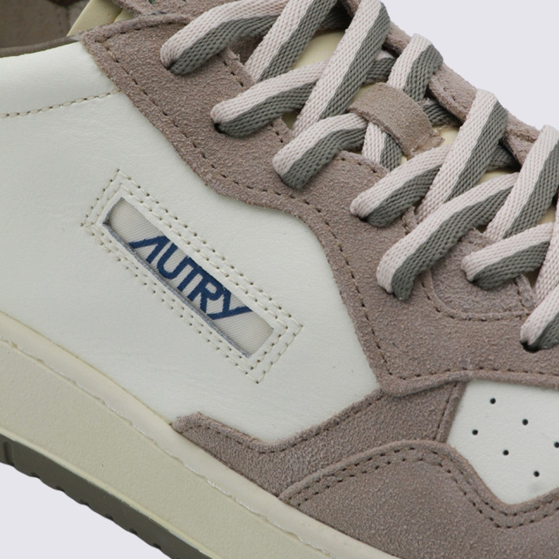Autry Low-Top Sneakers With Suede And Smooth Textures