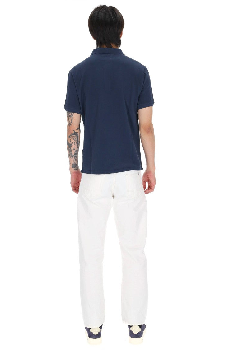 C.P. Company Blue Gauge 24 Cotton Piquet Polo Shirt