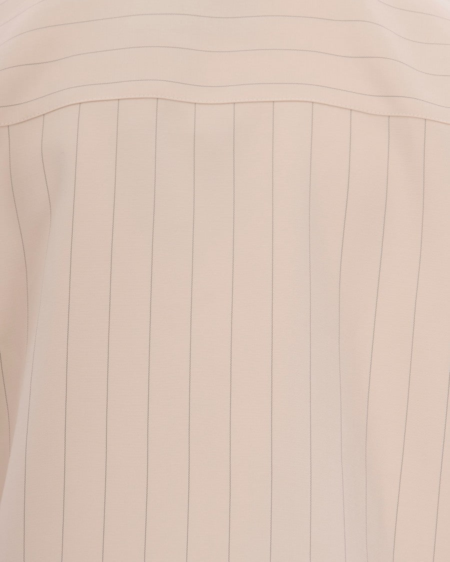 Liu Jo Cream Pinstripe Jacket