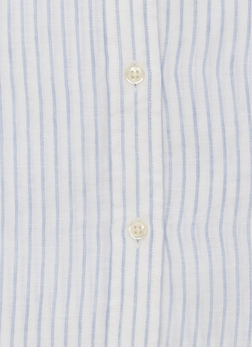 Polo Ralph Lauren Light Blue Striped Pony Shirt