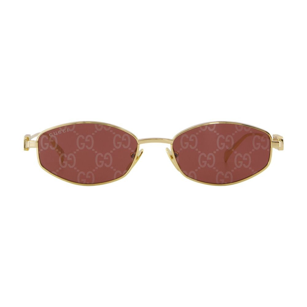 Gucci Sleek Metal Frame Sunglasses