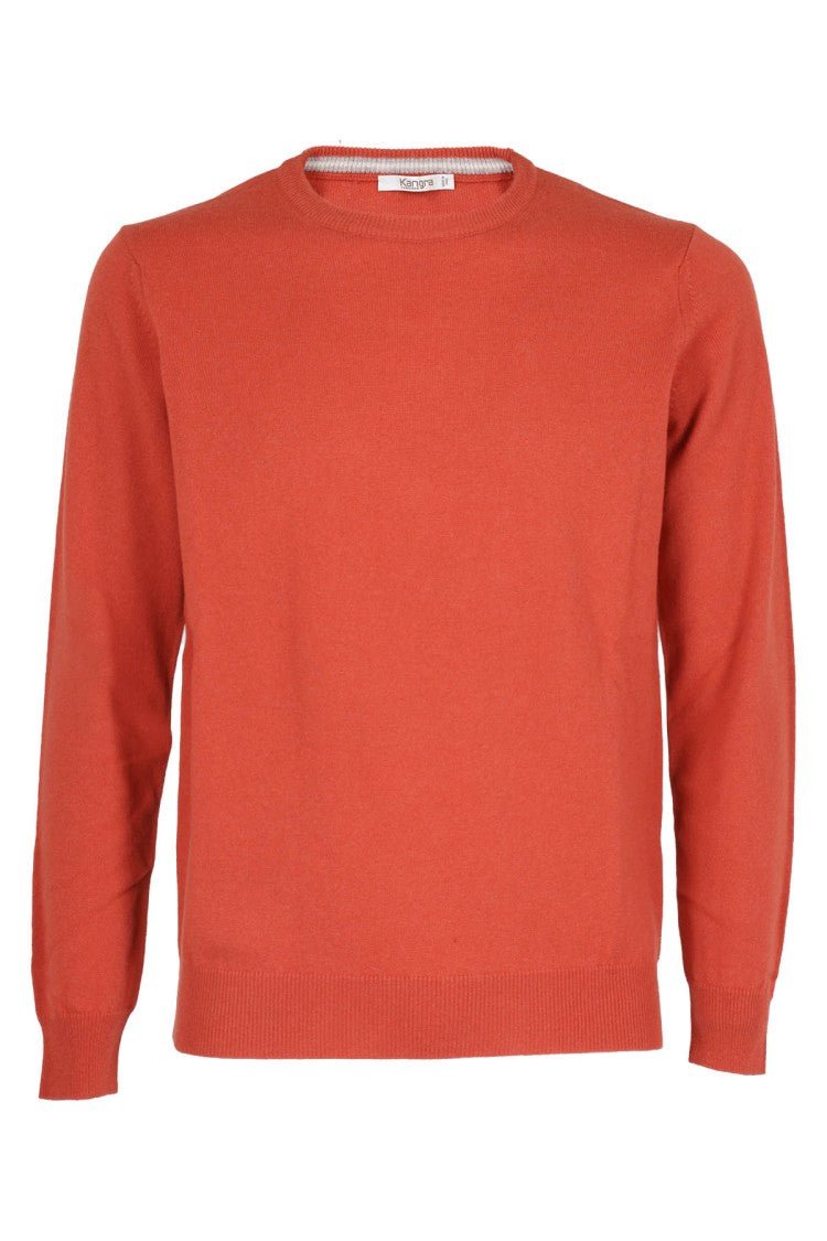 Kangra Pomegranate Single-Thread Wool Sweater