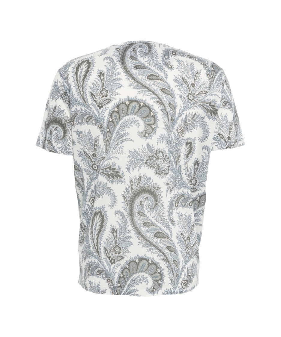 Etro Paisley Print Short-Sleeve T-Shirt