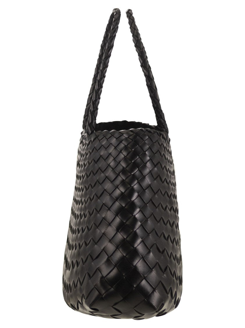 Dragon Santa Croce Small - Woven Leather Bag