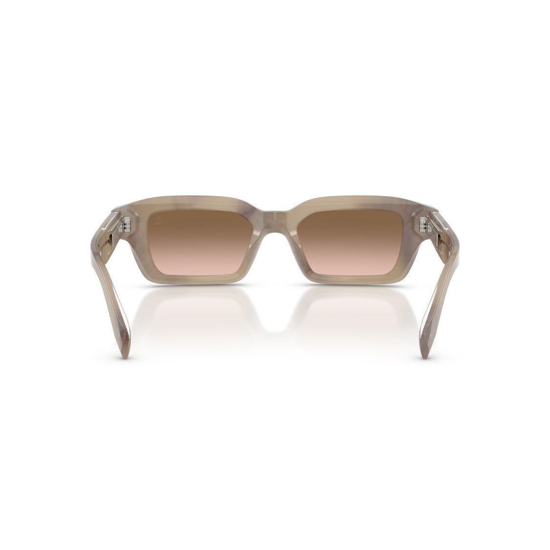 Brunello Cucinelli 0Bc4019s Rectangular Acetate Sunglasses With Gradient Brown Lenses