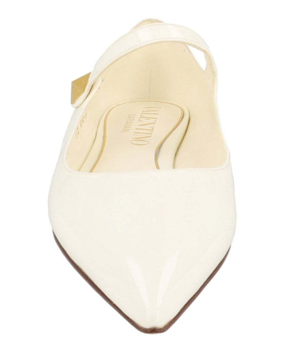 Valentino Tiptoe Patent Leather Ballet Flats