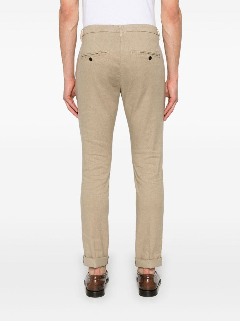 Dondup Tailored Beige Trousers