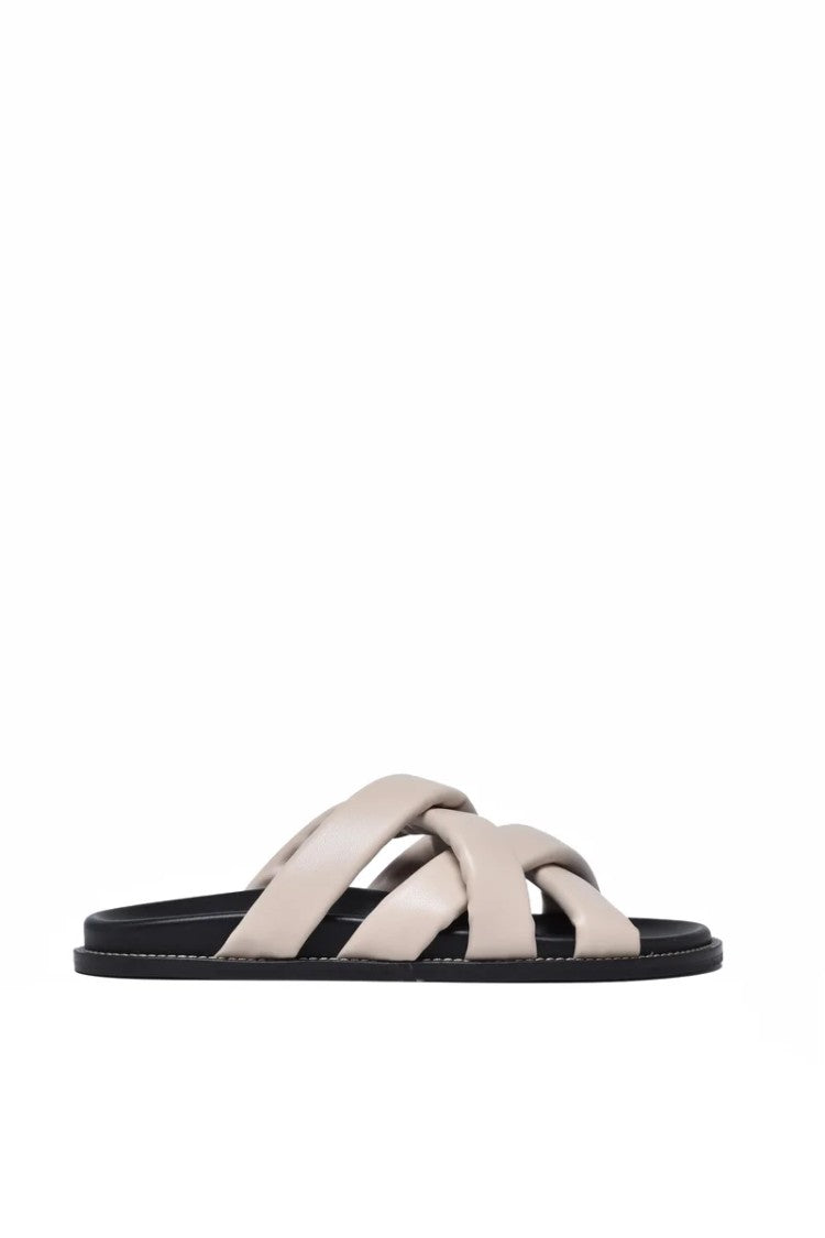 Mm By Max Mara Padded Crisscross Slides