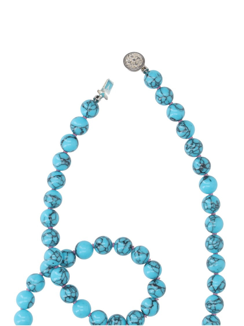 Needles Turquoise Necklace – Silver Detail