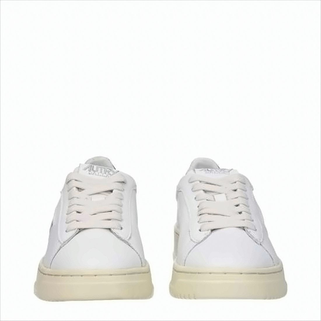 Autry Low-Top White Leather Sneakers With Vintage Detailing