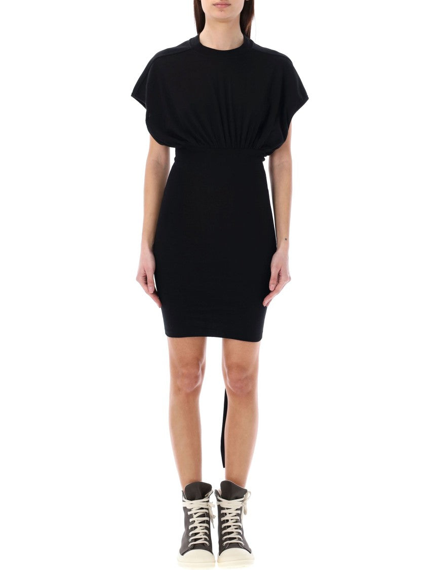 Drkshdw By Rick Owens Cinched S/L Tommy Mini Dress