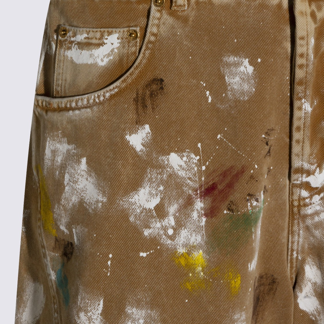 Moschino Mid-Length Brown Shorts