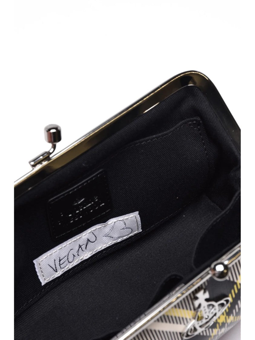Vivienne Westwood Fuchsia Polyurethane Tartan Clutch