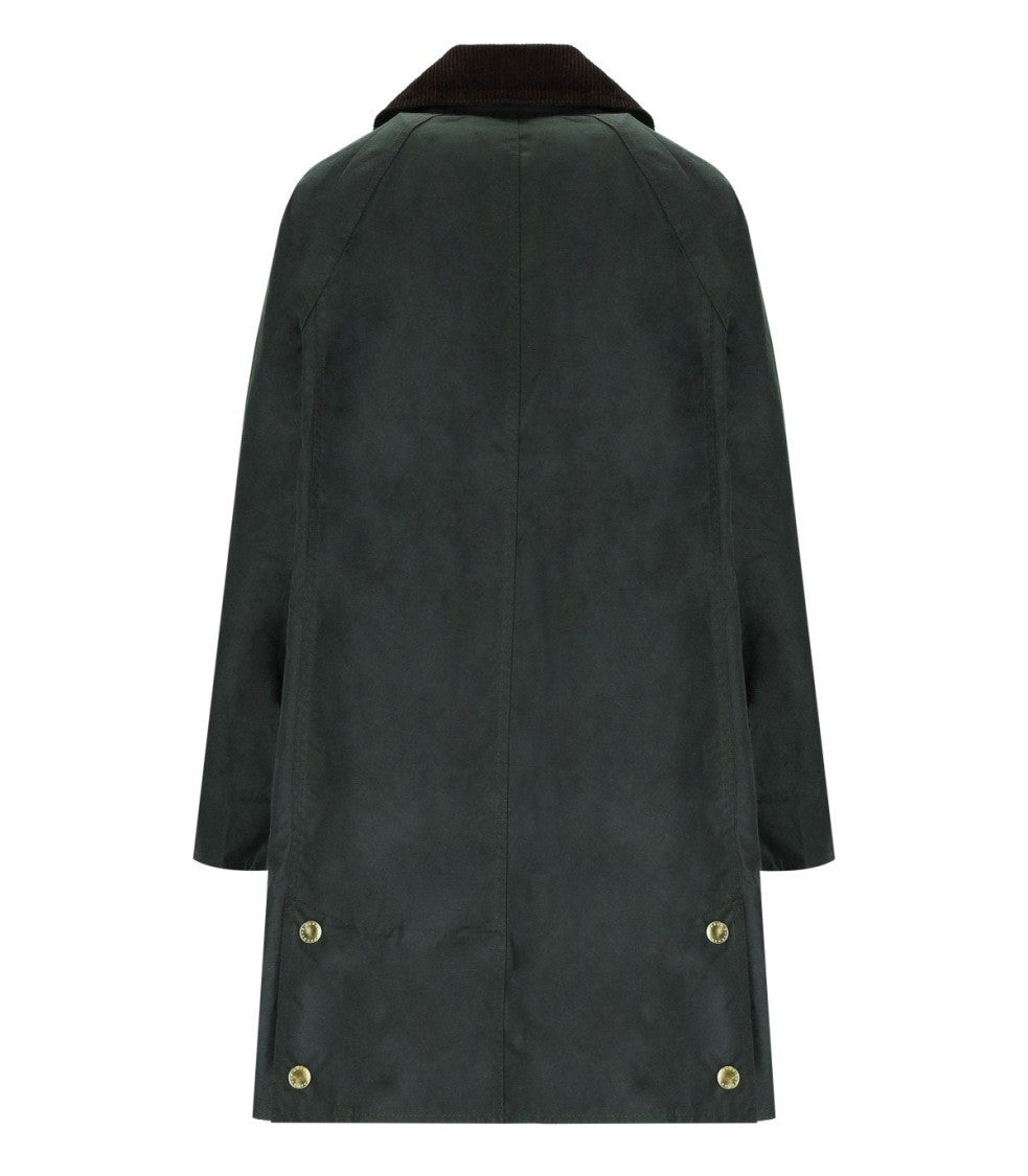 Barbour Beadnell Sage Green Long Jacket