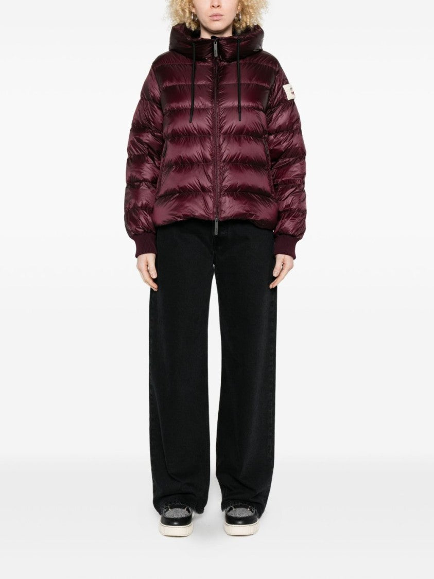 After Label Quilted Short Jacket With Adjustable Hood