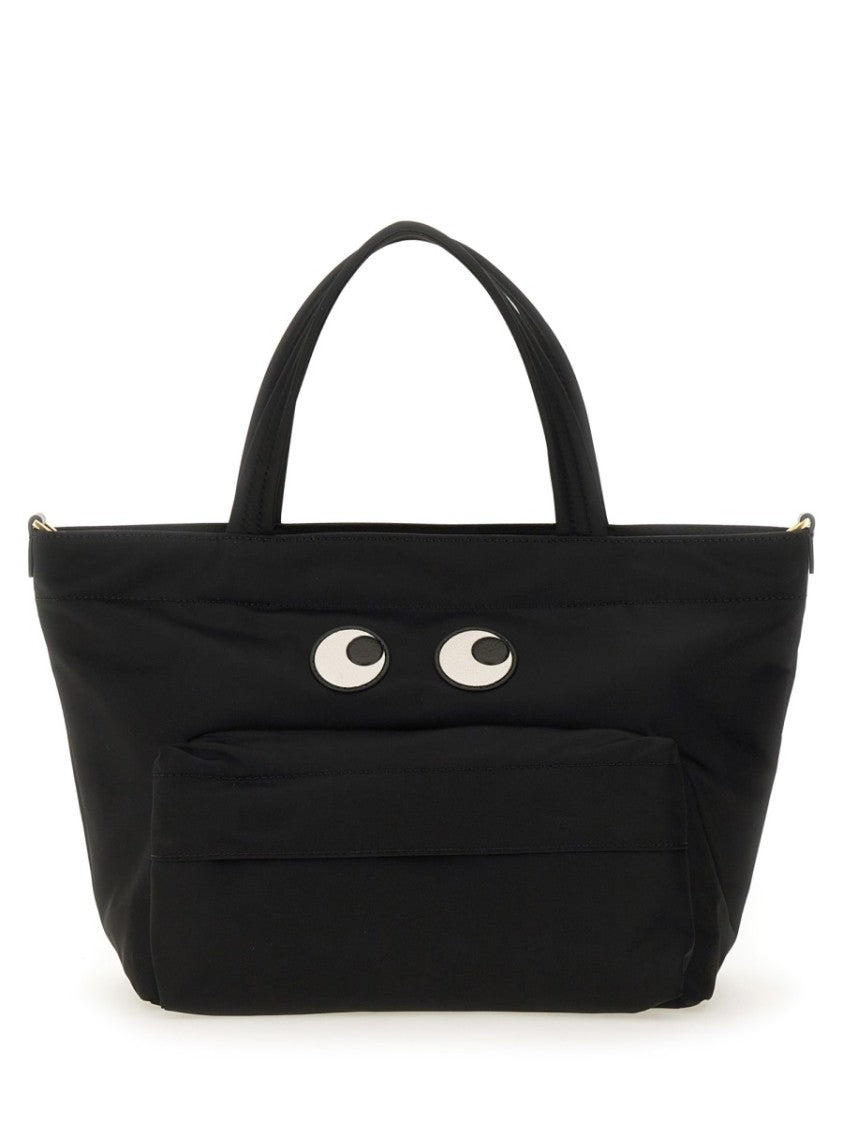 Anya Hindmarch Mini Tote Bag With Eye Motifs And Versatile Design