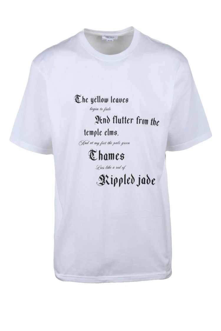 Alexander Mcqueen Cotton T-Shirt - White
