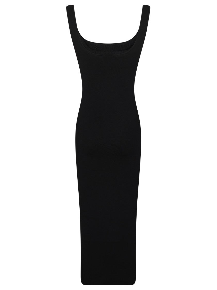 Entire Studios Square Neck Form Fitting Midi Dress