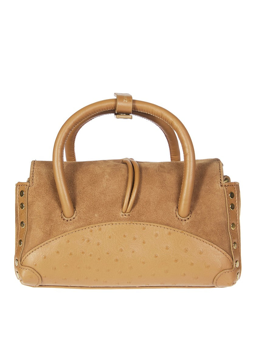 Zanellato Zashmere Cactus Baby Suede Handbag