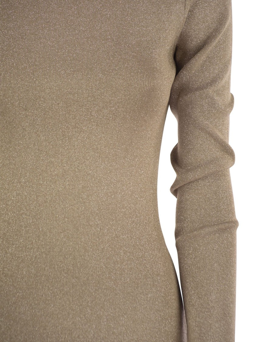 Max Mara Bracco - Viscose And Lurex Slim Dress