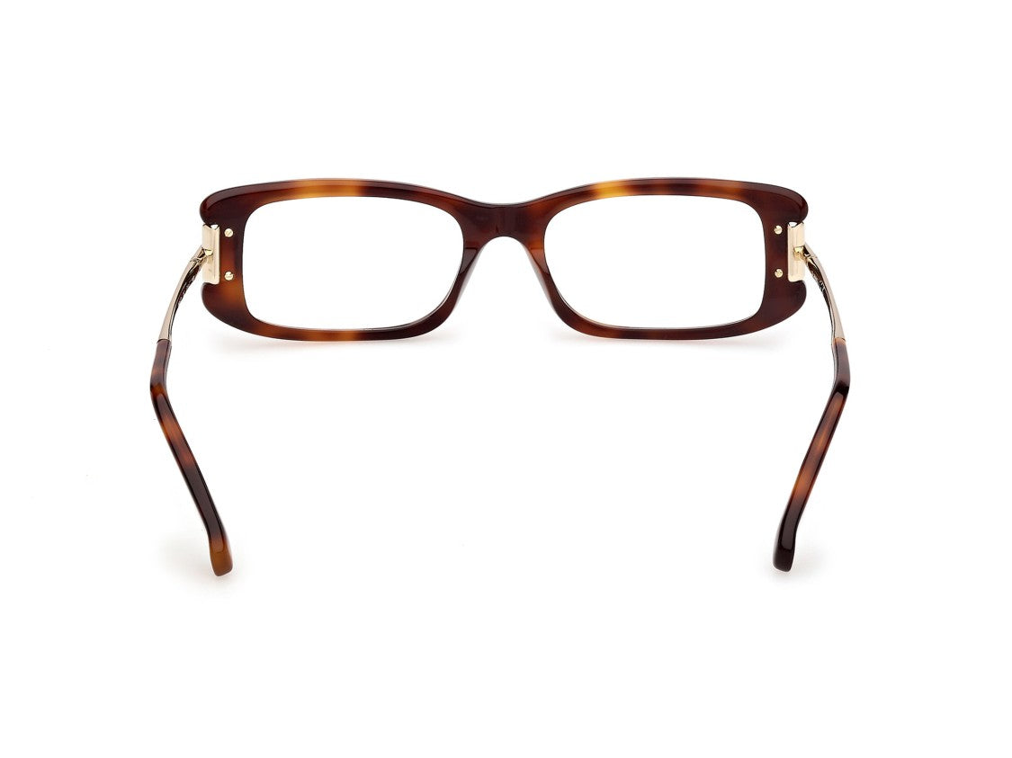 Max Mara Tortoiseshell Mm5224 Rectangular Acetate Sunglasses