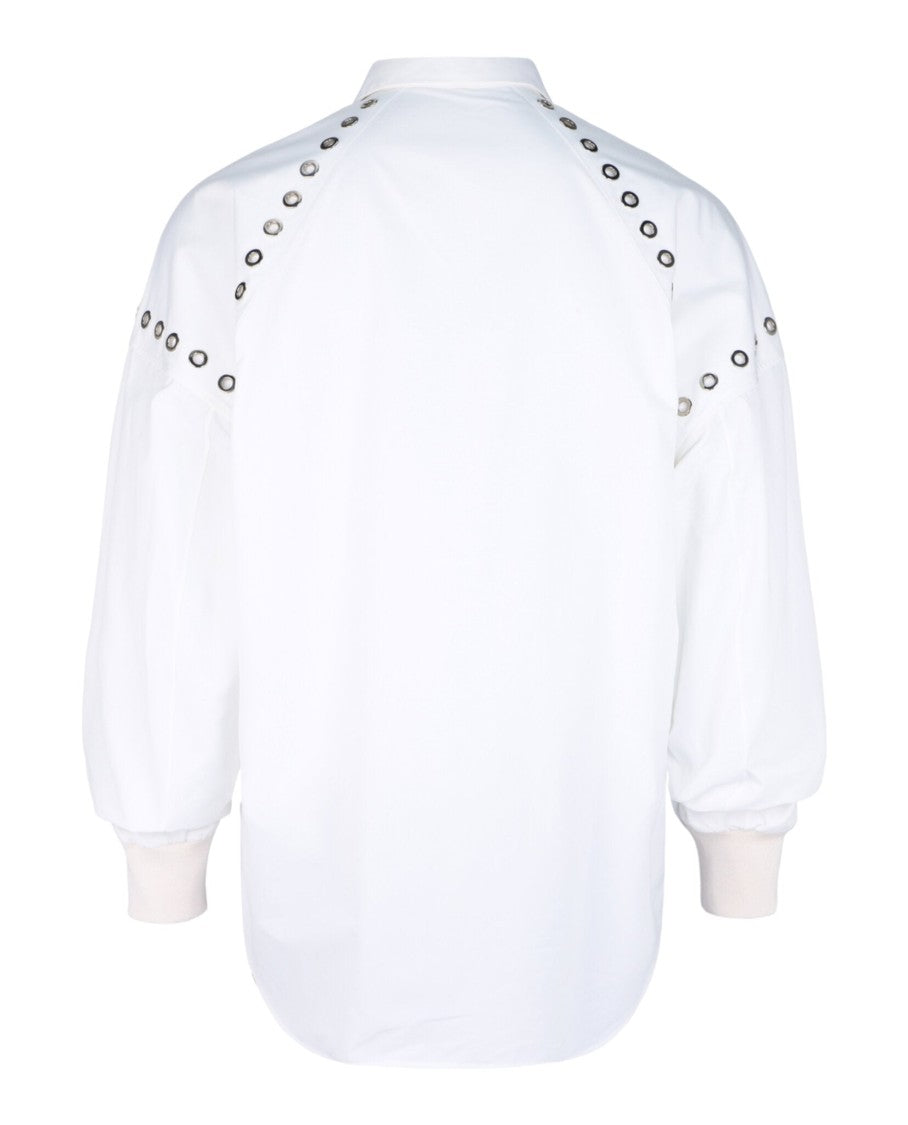 Alexander Mcqueen Grommet Detail Button-Up Shirt