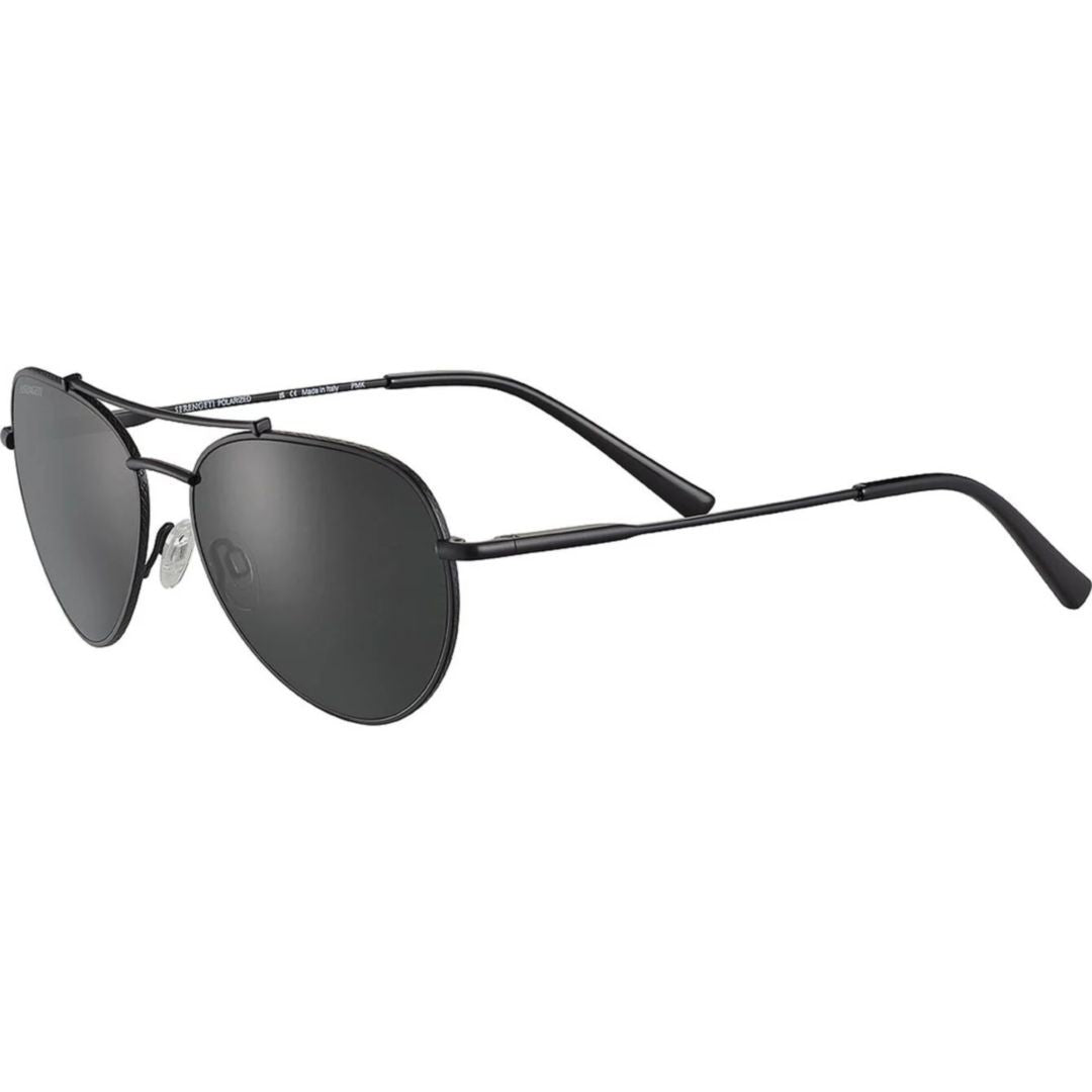 Serengeti Pete Aviator Sunglasses With Double Bridge