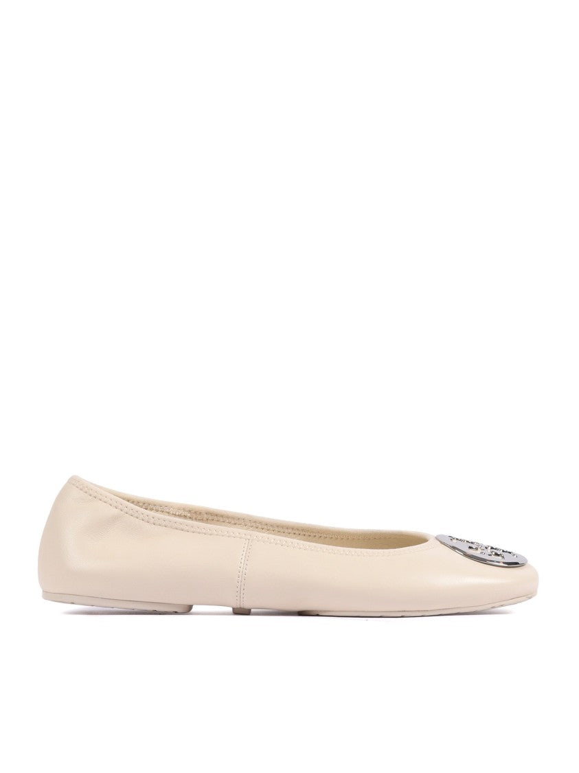 Tory Burch Reva Minimalist Leather Ballet Flats