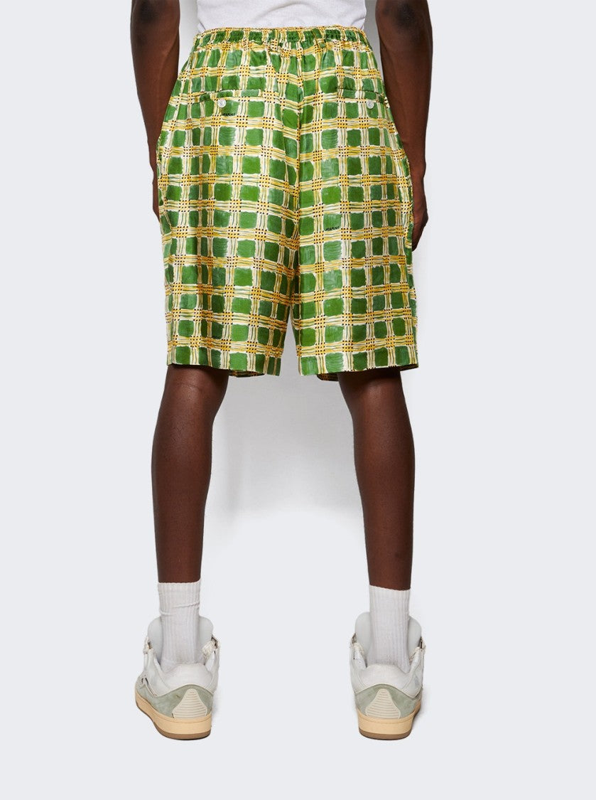 Marni Silk Twill Shorts