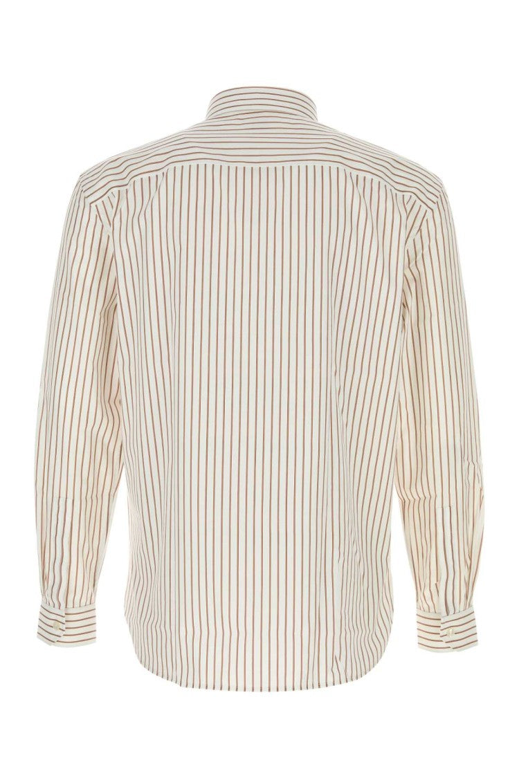 Saint Laurent Embroidered Poplin Shirt