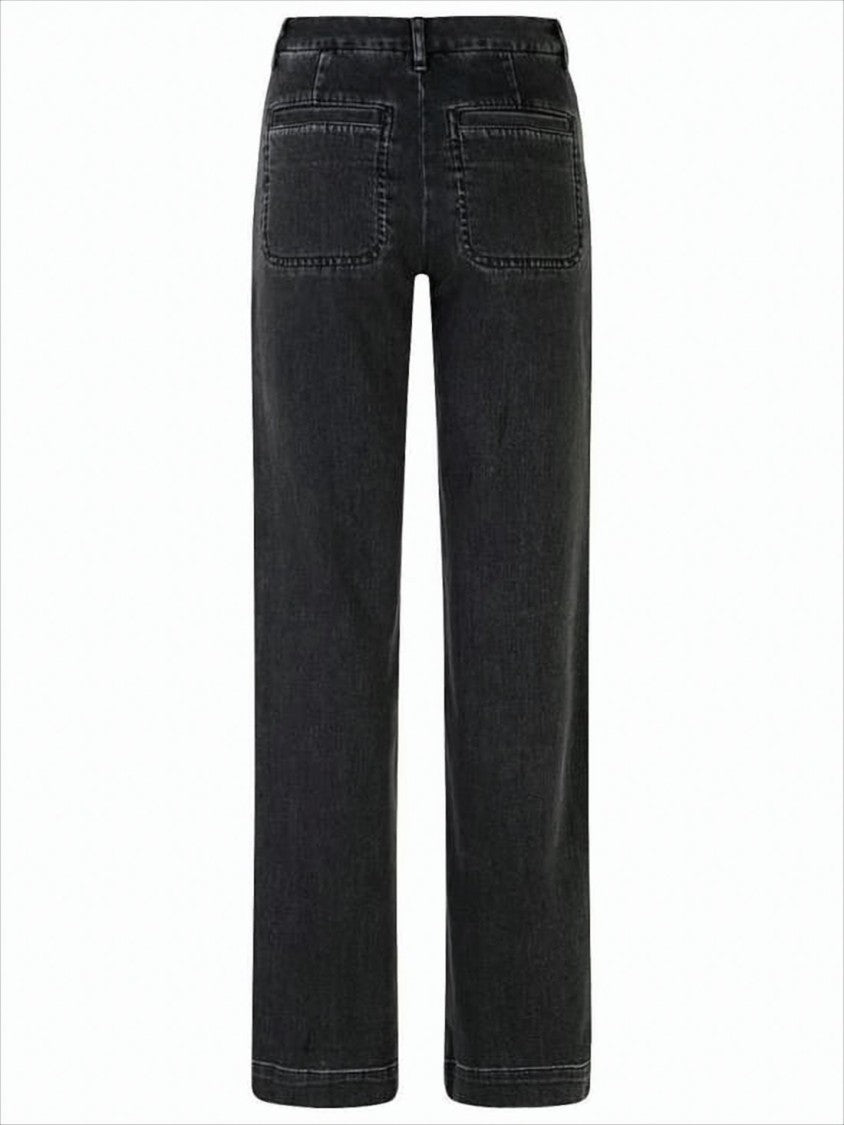 A.P.C. Washed Black Straight-Leg Denim Pants